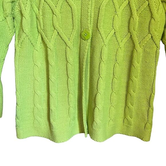 3 for $30! Liz & co green button cardigan. Size xl - Picture 9 of 11